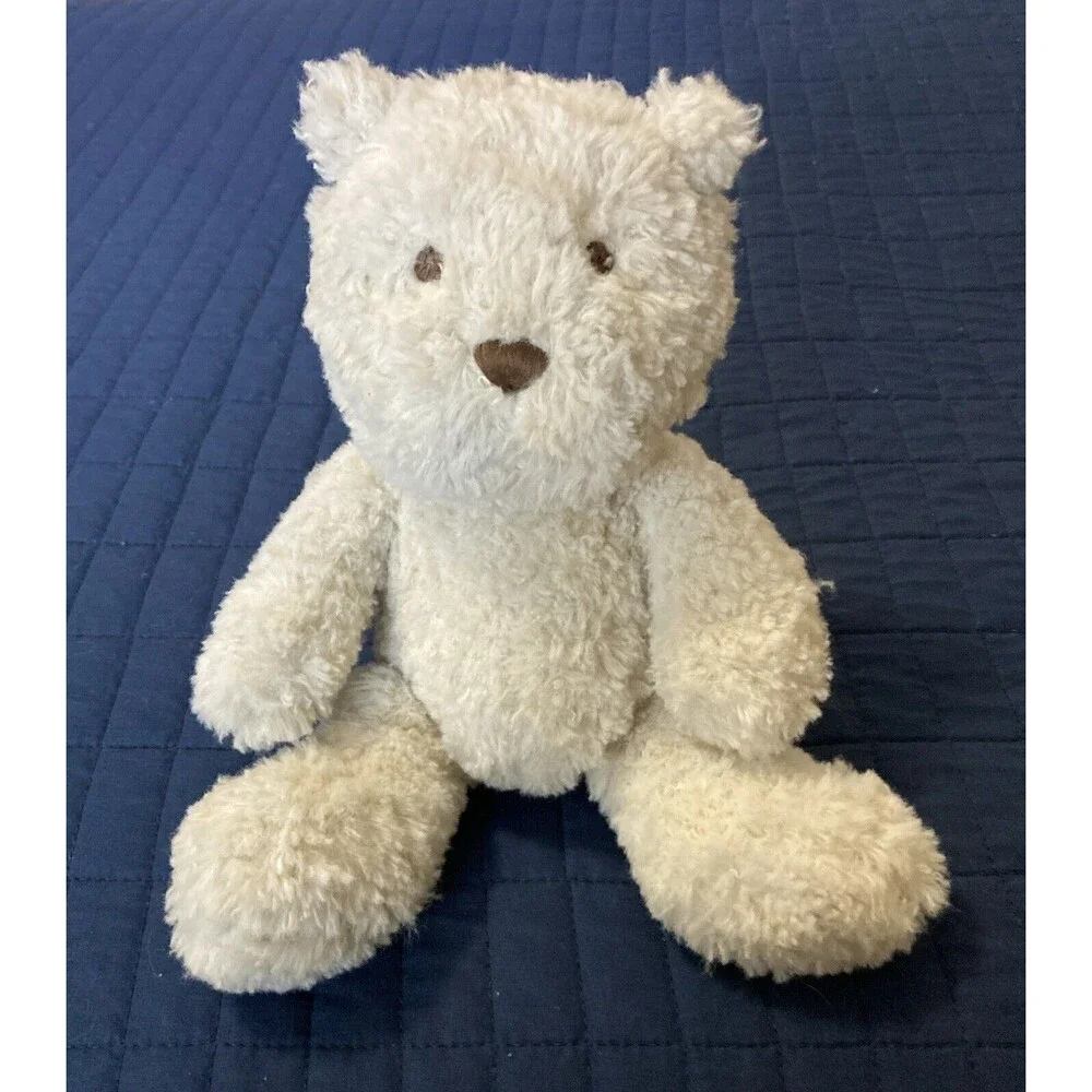 Baby Gap Brannan Teddy Bear Cream Beige Stuffed Animal Plush 2021 11" - Picture 7 of 11